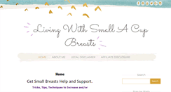 Desktop Screenshot of living-with-small-a-cup-breasts.com